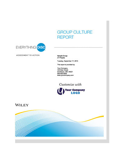 Everything DiSC® Group Culture Report