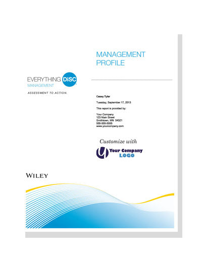 Everything DiSC® Management Profile