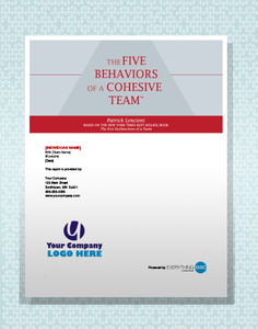 The Five Behaviors of a Cohesive Team™ Team Development Profile