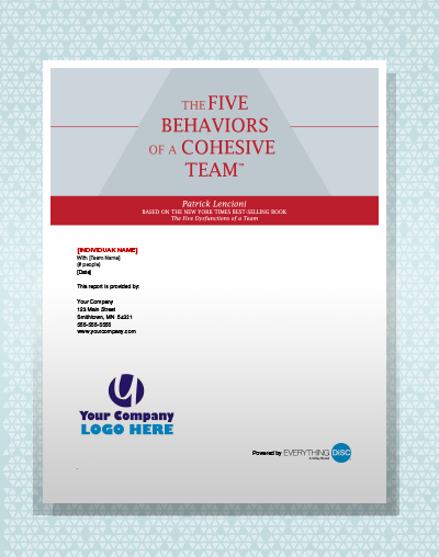 The Five Behaviors of a Cohesive Team™ (Individual) Profile