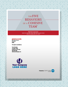 The Five Behaviors of a Cohesive Team™ Progress Report